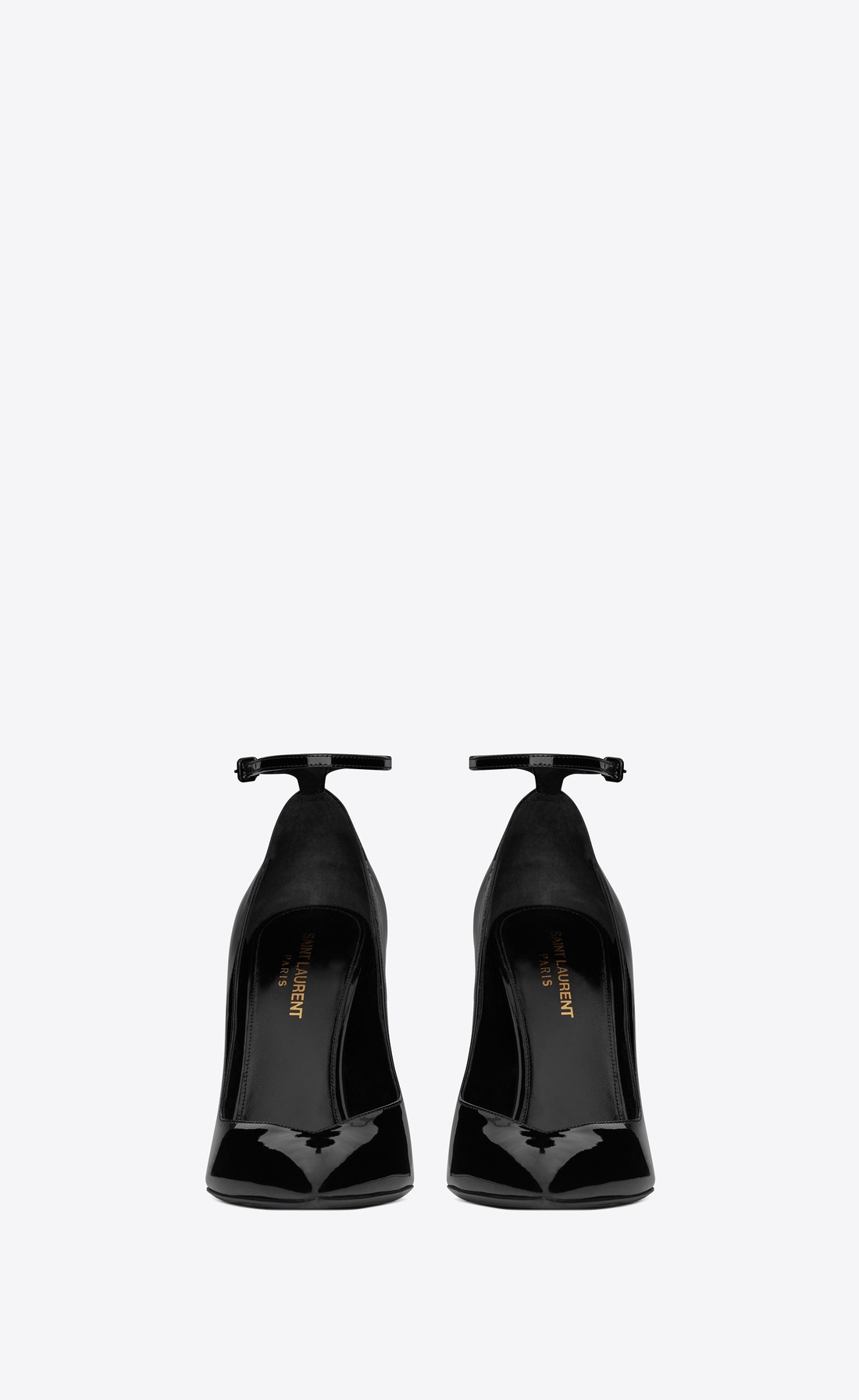 Saint Laurent ‎OPYUM 105 Pump In Black Patent Leather And APPELLE MOI ...