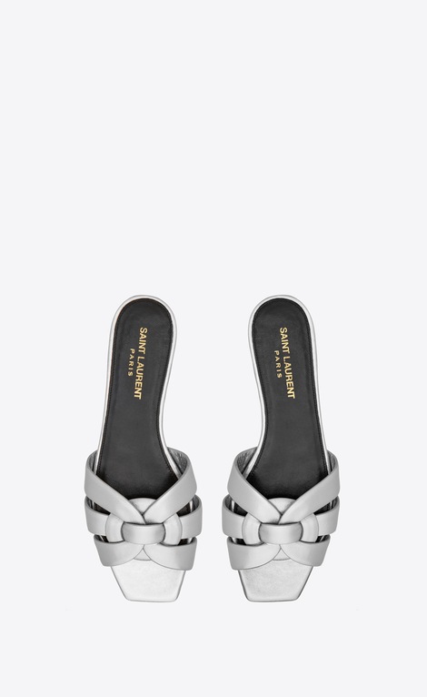 ysl tribute flat sandals