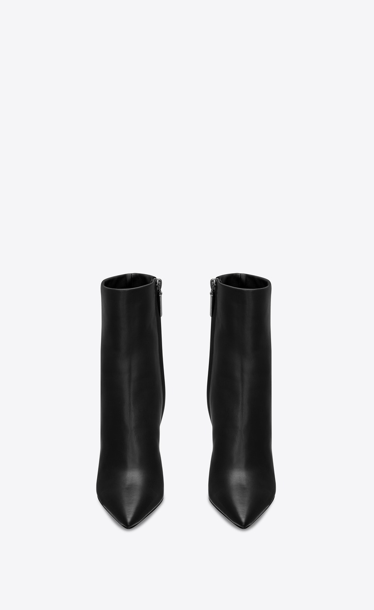 opyum ankle boots in leather with black heel