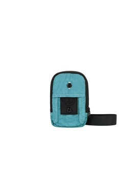 STONE ISLAND SHADOW PROJECT 90420 COMPACT POUCH BUM BAG Man Aqua
