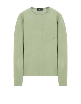 STONE ISLAND SHADOW PROJECT 20411 LONG SLEEVE CATCH POCKET-T Long sleeve t-shirt Man Olive Green