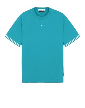 STONE ISLAND 21358 Short sleeve t-shirt Man Turquoise