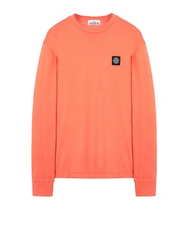 STONE ISLAND 22713 Long sleeve t-shirt Man Lobster Red