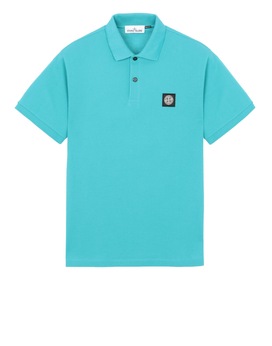 STONE ISLAND 22R39 Polo shirt Man Turquoise