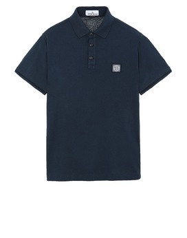 STONE ISLAND 22257“FISSATO”DYE TREATMENT Polo Herr Marineblau