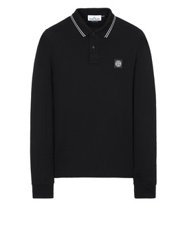 STONE ISLAND 2SS18 Polo shirt Man Black