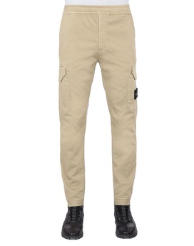 STONE ISLAND 31409 Trousers Man Dark Beige