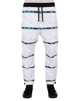 STONE ISLAND SHADOW PROJECT 30312 SWEAT PANTS TROUSERS Man White