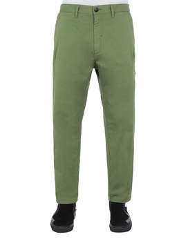 STONE ISLAND SHADOW PROJECT 30509 CHINO PANTS TROUSERS Man Olive Green