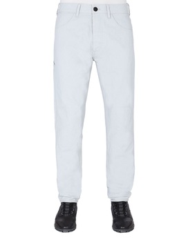 STONE ISLAND J03J1 PANAMA PLACCATO RE-T PANTALONES - 5 BOLSILLOS Hombre Cielo