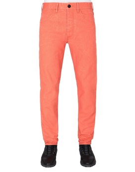 STONE ISLAND J01J1 PANAMA PLACCATO SL PANTALONES - 5 BOLSILLOS Hombre Langosta