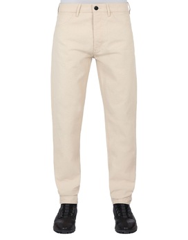 STONE ISLAND J02J1 PANAMA PLACCATO RE-T PANTALONES - 5 BOLSILLOS Hombre Beis