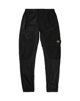 STONE ISLAND JUNIOR 30215 NYLON METAL RIPSTOP Trousers Man Black