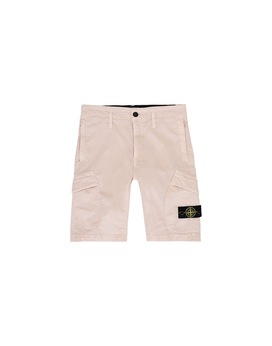 STONE ISLAND JUNIOR L0111 T.CO+OLD 百慕大短裤 男士 石膏色