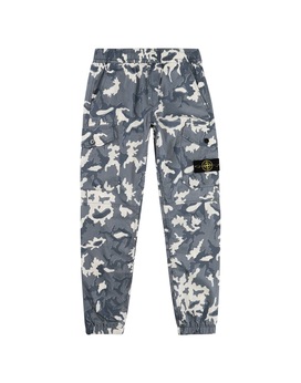 STONE ISLAND JUNIOR 30637 CAMOUFLAGE 长裤 男士 蓝色