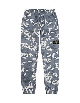 STONE ISLAND JUNIOR 30637 CAMOUFLAGE 长裤 男士 蓝色