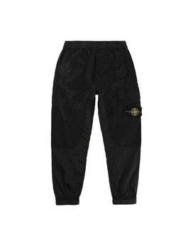 STONE ISLAND JUNIOR 30215 NYLON METAL RIPSTOP 长裤 男士 黑色