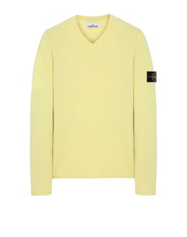 STONE ISLAND 534B0 Sweater Man Lemon