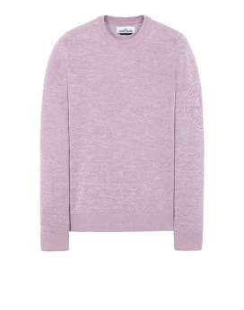 STONE ISLAND 564D7 Sweater Man Pink Quartz