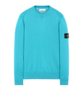 STONE ISLAND 510B2 Sweater Man Turquoise