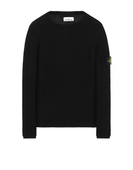 STONE ISLAND 563D8 Sweater Man Black