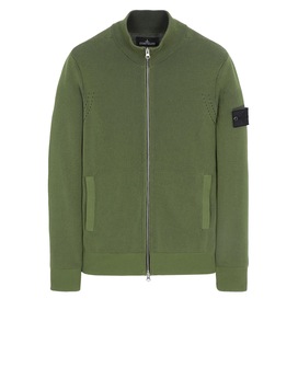 STONE ISLAND SHADOW PROJECT 508A1 TRACK JACKET VANISÉ Sweater Man Olive Green