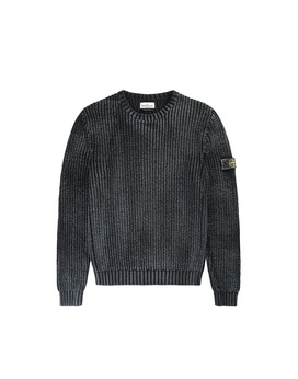 STONE ISLAND JUNIOR 517A3 针织衫 男士 黑色