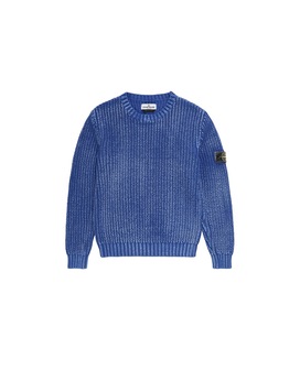 STONE ISLAND JUNIOR 517A3 针织衫 男士 长春花色