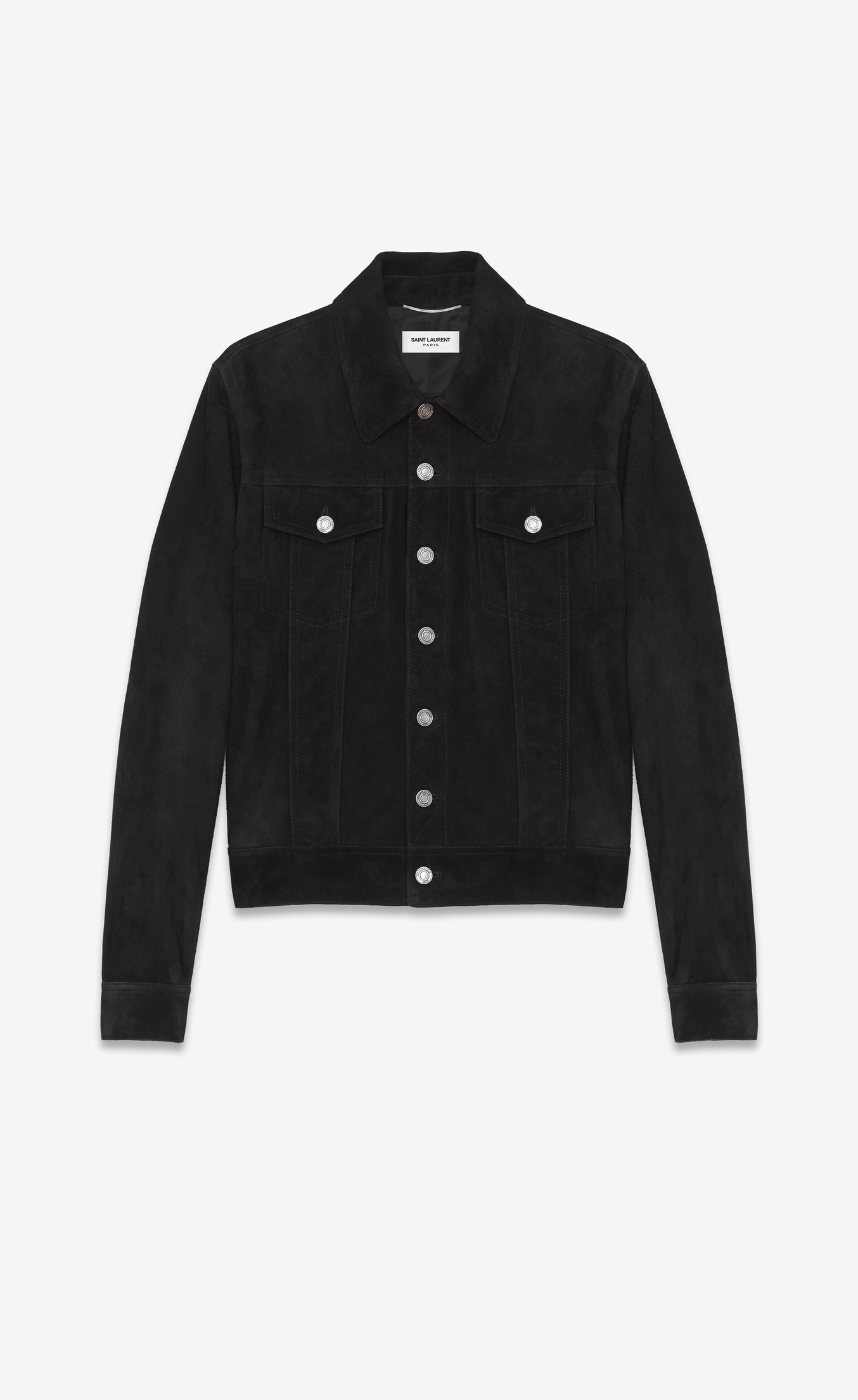 Saint Laurent ‎Suede Denim Jacket ‎ | YSL.com