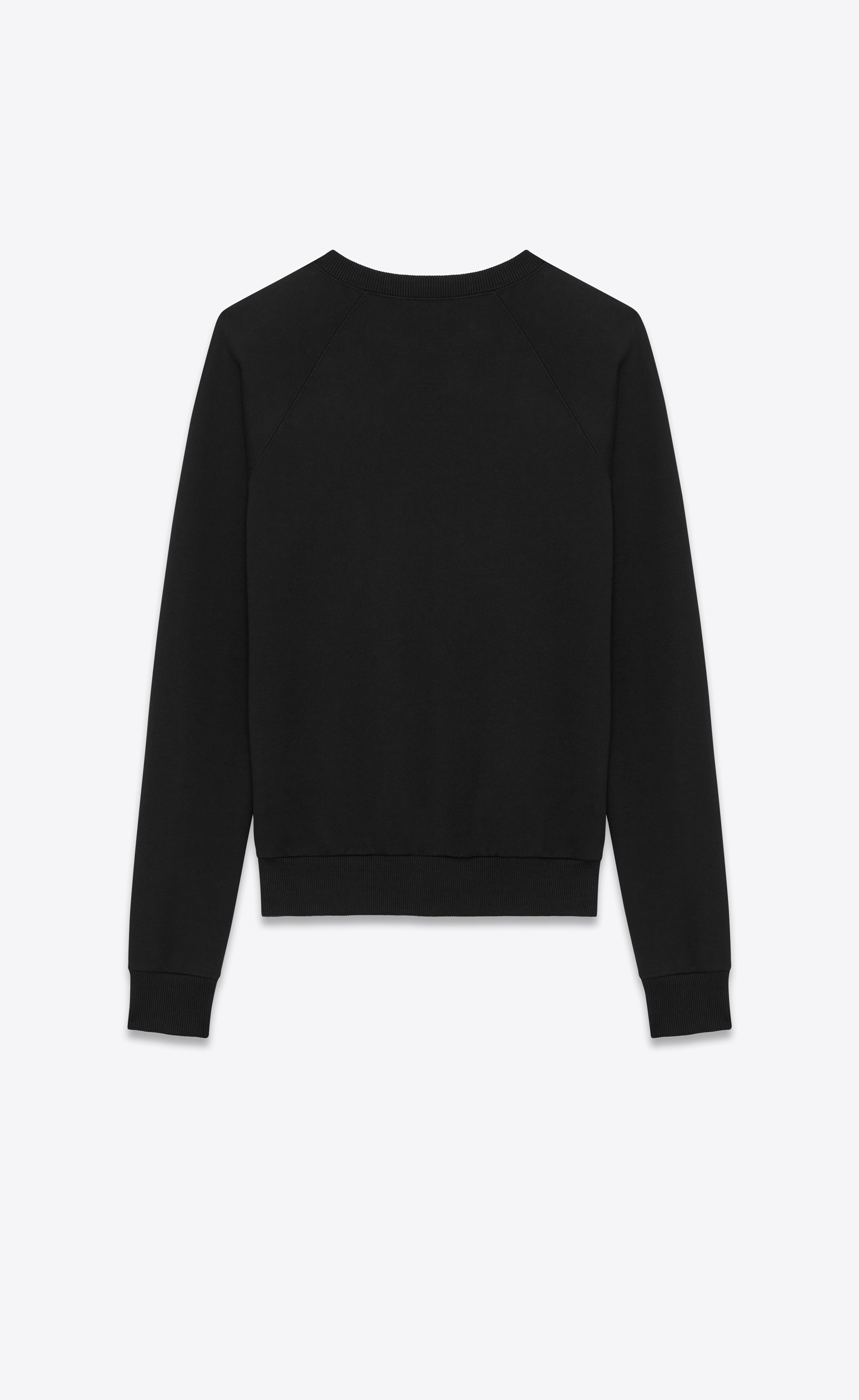 Saint Laurent Classic Sweatshirt In Black And Off White Constellation ...