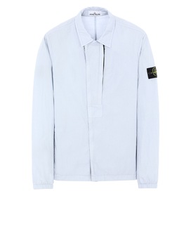 STONE ISLAND 10408 OVER SHIRT Man Baby Blue