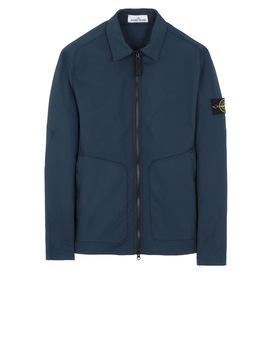 STONE ISLAND 11905 OVER SHIRT Man Marine Blue
