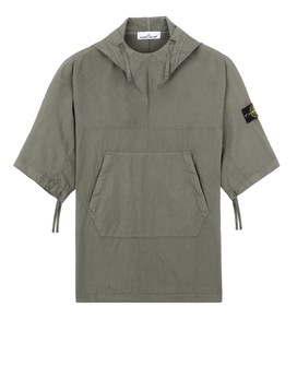 STONE ISLAND 12208 OVER SHIRT Herr Olivgrün