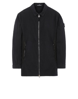 STONE ISLAND SHADOW PROJECT 10117 FLANK POCKET ZIP SHIRT Long sleeve shirt Man Black
