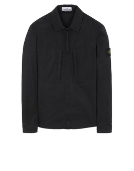 STONE ISLAND 10207 OVER SHIRT Herr Schwarz