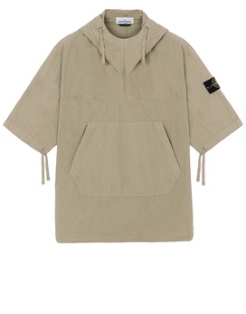 STONE ISLAND 12208 OVER SHIRT Herr Dunkles Beige