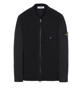 STONE ISLAND 101DD OVER SHIRT Man Black