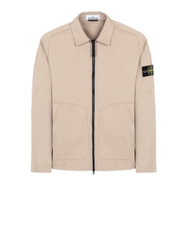 STONE ISLAND 11905 OVER SHIRT Man Dark Beige