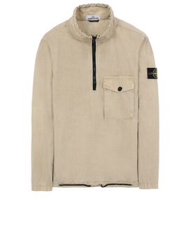 STONE ISLAND 113WN T.CO+OLD OVER SHIRT Herr Dunkles Beige