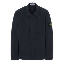 STONE ISLAND 10408 OVER SHIRT Man Blue