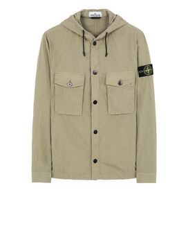 STONE ISLAND 12408 OVER SHIRT Man Dark Beige