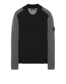 STONE ISLAND SHADOW PROJECT 505D3 CONTRAST CREWNECK Sweater Man Black