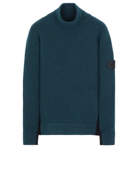 STONE ISLAND SHADOW PROJECT 503D2 CONTRAST MOCK NECK Sweater Man Black