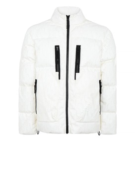 STONE ISLAND SHADOW PROJECT 40504 DOWN JACKET Mid-length jacket Man Natural White