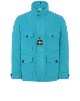 STONE ISLAND 41921 COTTON / CORDURA® Jacket Man Turquoise