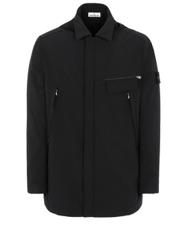 STONE ISLAND 40727 LIGHT SOFT SHELL-R Mid-length jacket Man Black