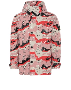 STONE ISLAND 420E3 3C + PU DESERT CAMO Jacket Man Stucco