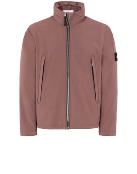 STONE ISLAND 40827 LIGHT SOFT SHELL-R Jacket Man MAHOGANY BROWN