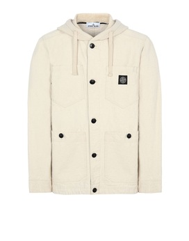 STONE ISLAND 428J1 PANAMA PLACCATO Jacket Man Beige