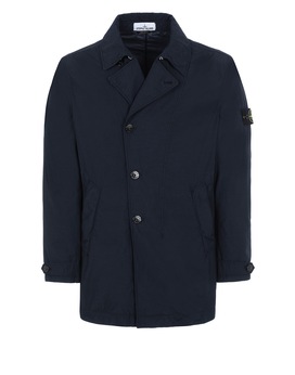 STONE ISLAND 42132 NASLAN LIGHT WATRO Mid-length jacket Man Blue